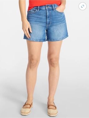 Time and Tru High-Rise Denim Shorts, 5"